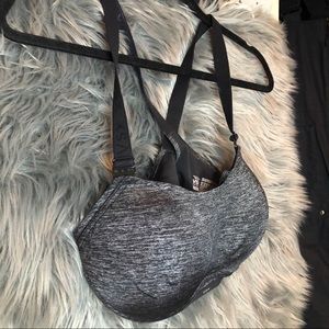 Gray Sports Bra